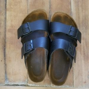 Birkenstocks in black